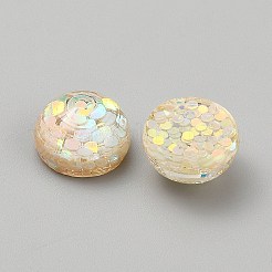 Прозрачные смолы кабошоны&nbsp;RESI-WH0038-47E