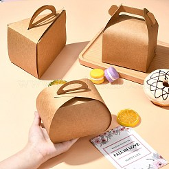 40 шт. 4-х видов крафт-бумага ручная коробка для торта&nbsp;CON-CJ0001-21