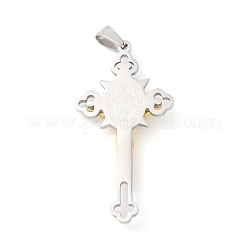 Большие подвески из нержавеющей стали 304 с вакуумным покрытием PVD&nbsp;STAS-D052-03GP