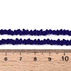 Нити из матовых непрозрачных стеклянных бусин GLAA-N017-4mm-20