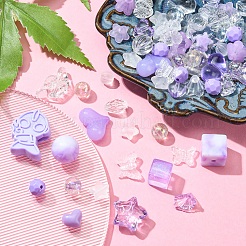 Непрозрачные и прозрачные акриловые бусины&nbsp;MACR-YW0002-01A