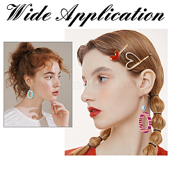 20 шт. 10 стиля овальных непрозрачных акриловых подвесок с принтом&nbsp;DIY-PH0002-81