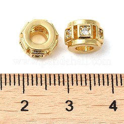 Стойки обшивки латунь кубического циркония бусы KK-Z033-24G