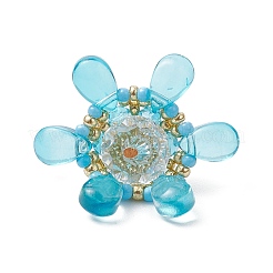 Подвески из стекла и бисера&nbsp;PALLOY-MZ00648