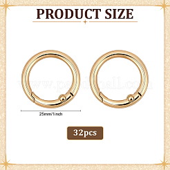 32 шт. Кольца пружинные затворные из сплава&nbsp;FIND-ME0003-23G