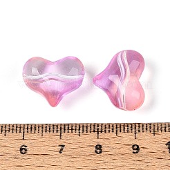 Прозрачные стеклянные бусины&nbsp;GLAA-T025-28F