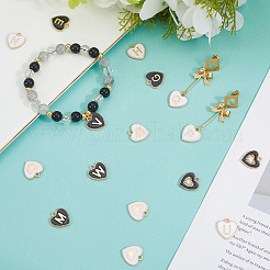 2 комплект подвесок с эмалью из сплава 2 цветов ENAM-SC0006-63