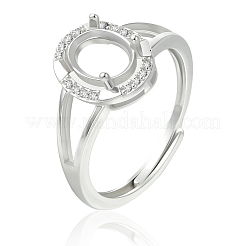 1 шт. 925 серебряных зубчатых кольца STER-BBC0008-59