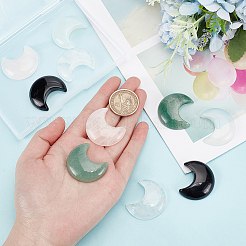 10 шт. 5 стиля кабошонов из натуральных и синтетических смешанных драгоценных камней G-HY0001-05