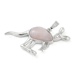 Природного розового кварца подвески&nbsp;G-A176-A11