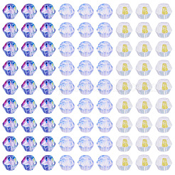 3 пакетик 3-х цветных прозрачных стеклянных бусин&nbsp;GLAA-TA0003-68