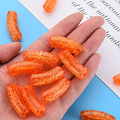 Прозрачных бусин акриловые треск CACR-S009-001B-N84