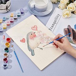 Панели холста картины дерева WOOD-WH0109-07