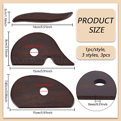 3 шт. деревянная палочка для скульптуры из глины&nbsp;DIY-BC0015-66