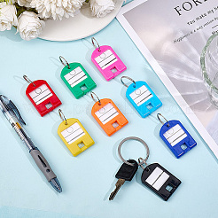 24 шт. 8-х цветные полипропиленовые (ПП) брелки&nbsp;FIND-GF0007-52