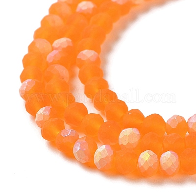 Прозрачные стеклянные бусины EGLA-A034-T4mm-MB05-1