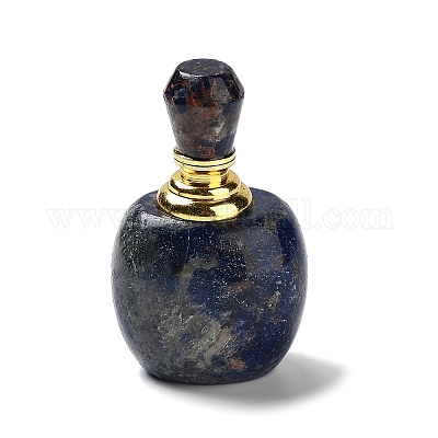 Флаконы-капельницы из натурального содалита DJEW-K024-01G-02-1