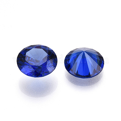 В форме ромба кубического циркония указал назад кабошоны ZIRC-R004-10mm-06-1