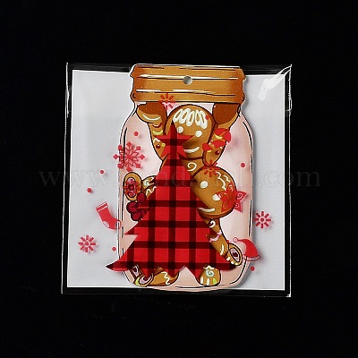 Пластиковый пакет для выпечки на рождественскую тему ABAG-F007-04C-1