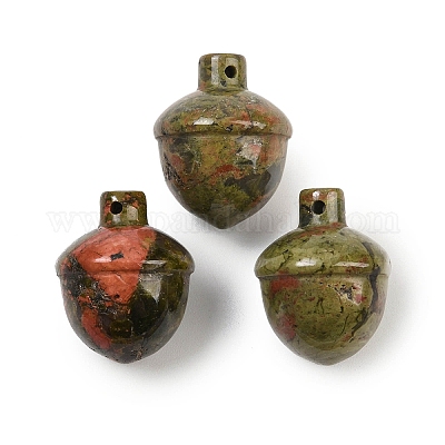 Природные подвески Unakite G-K354-13F-1