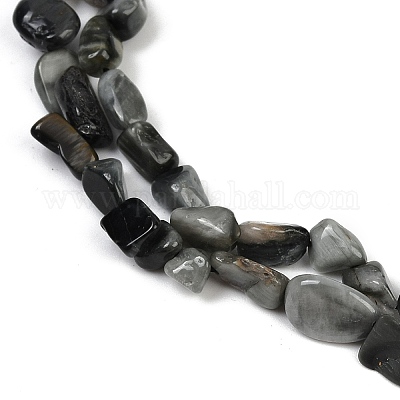 Натуральный орлиный глаз бусы G-Q060-D06-1