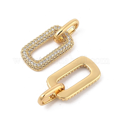 Латунные микро проложить кубического циркония подвески KK-P300-02G-1