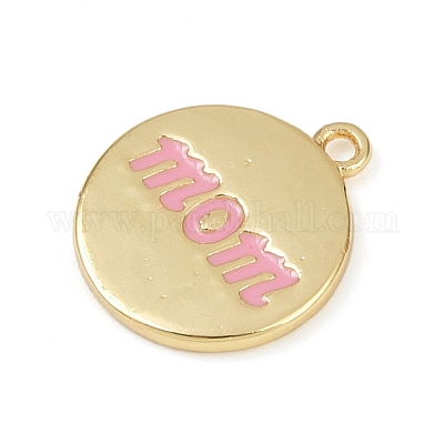 Латунные эмалевые подвески на день матери KK-R224-07C-G-1