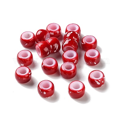 Европейские бусины из АБС-пластика KY-G033-01A-04-1