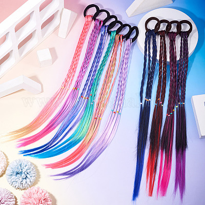 10шт 10-х цветные парики из высокотемпературного шелка PHAR-TA0001-12-1