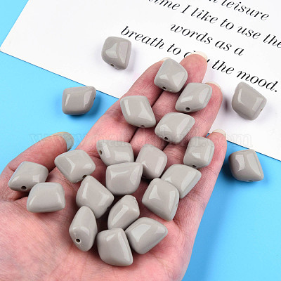 Непрозрачные акриловые бусины MACR-S373-15A-A05-1