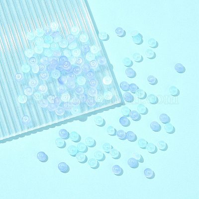 120 шт. 2-х цветные бусины из искусственного нефрита DGLA-FS0001-21B-1