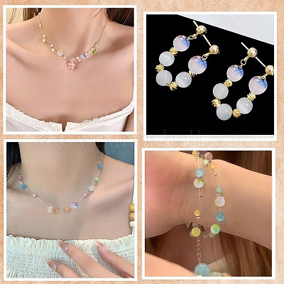 94шт кошачий глаз бусины&nbsp;CE-YW0001-03G-1