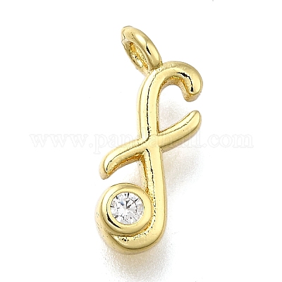 Латунные микро проложить кубического циркония подвески KK-B132-12G-F-1