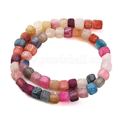 Естественные выветрившиеся агатовые бусины G-NH0038-01A-1