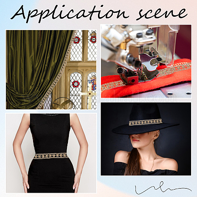 5 ярд филигранной ленты&nbsp;OCOR-GF0004-93B-1