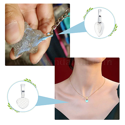 120 шт. 3 стильных тибетских стильных плоских подвесных петлей из сплава с клеем TIBEP-SC0001-94-1