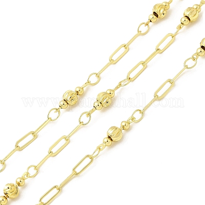 Латунь Figaro цепи&nbsp;KK-D391-02G-1