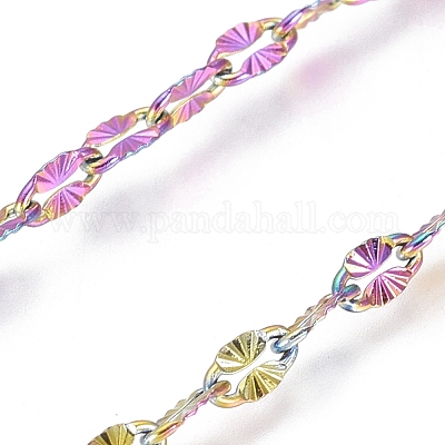 Ионное покрытие (ip) 304 нержавеющая сталь текстурированные тисненые цепи CHS-D004-02-1