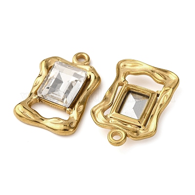 Подвески из стекла из нержавеющей стали 304 STAS-P406-01G-1