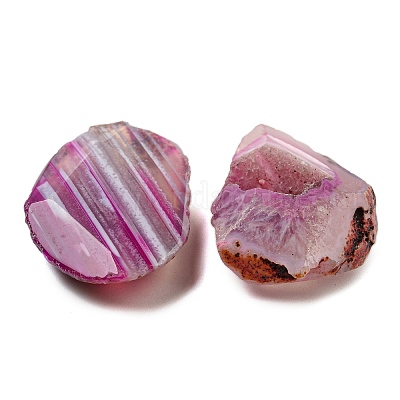 Окрашенные естественно druzy агат бисером G-G123-09-1