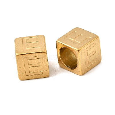 Европейские бусины из нержавеющей стали 304 STAS-D382-02E-G-1