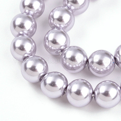 Выпечка из окрашенного перламутрового стекла жемчужные бусинки HY-N002-6mm-A04-1