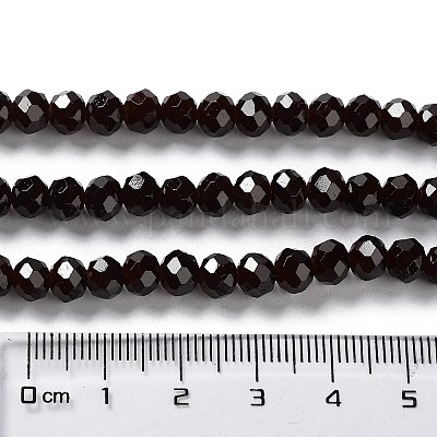 Запекание расписных стеклянных бусин с имитацией нефрита X-DGLA-A034-J6MM-A11-1