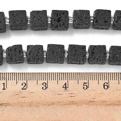 Бусы из натуральной лавы G-D338-A11-1