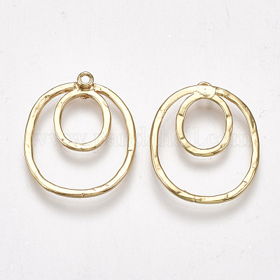 Латунные филигранные подвески KK-T035-86-1