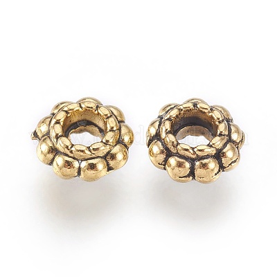 Тибетском стиле сплав Шарики прокладки&nbsp;LS-GLF1565Y-NF-1