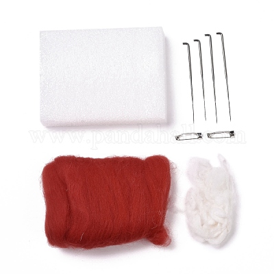 Новогодняя тематика перчатки брошь кактус набор для валяния иглой&nbsp;DIY-K055-01-1