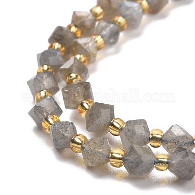 Природные лабрадорита бисер нитей G-P463-35-1