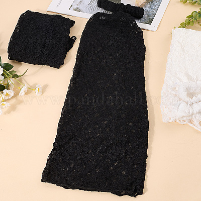 2 пара двухцветных поликоттоновых накладок на ноги AJEW-CY0001-29-1