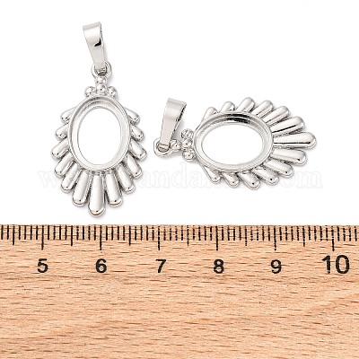 Сеттинги для кулона (кабошонов) KK-U074-25P-1